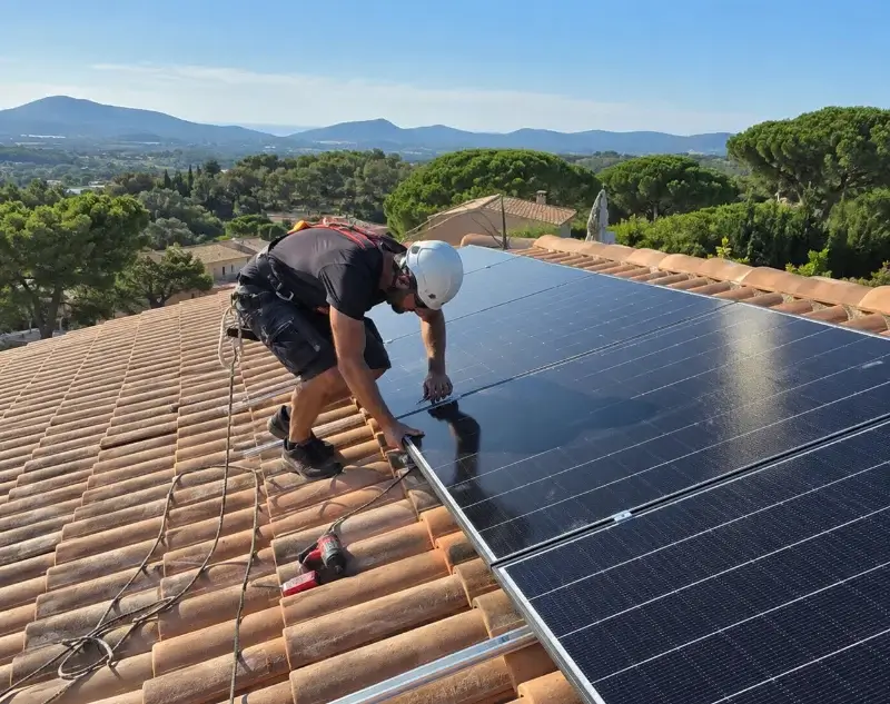 Installateur panneaux solaires Aigondigné — pose photovoltaïque sur toiture