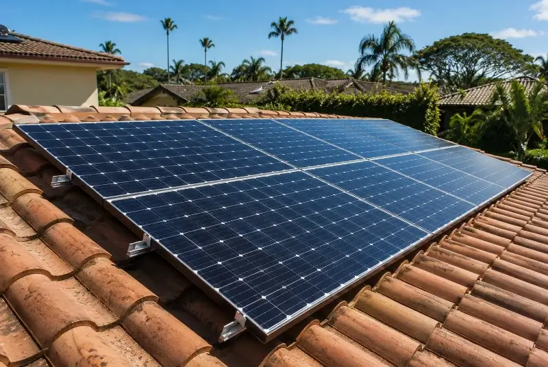 Installation de panneaux solaires à Aigondigné